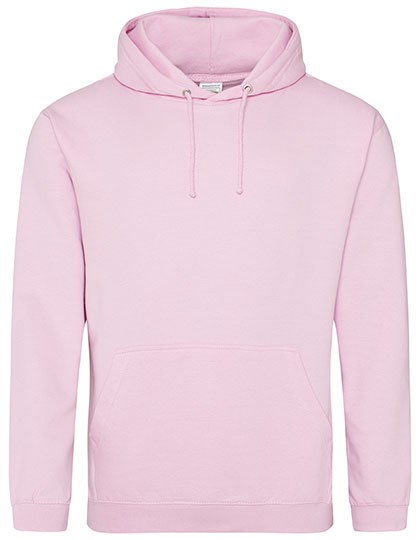 Just Hoods - College Hoodie - Baby Pink