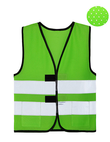 Korntex - Mesh Safety Vest for Children Korfu - Neon Green