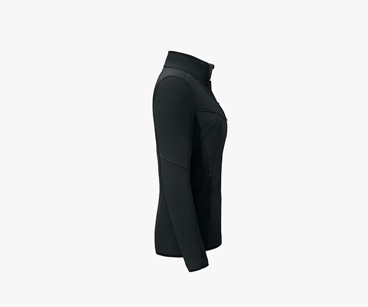 Allwettertalent Softshelljacke Damen, Schwarz