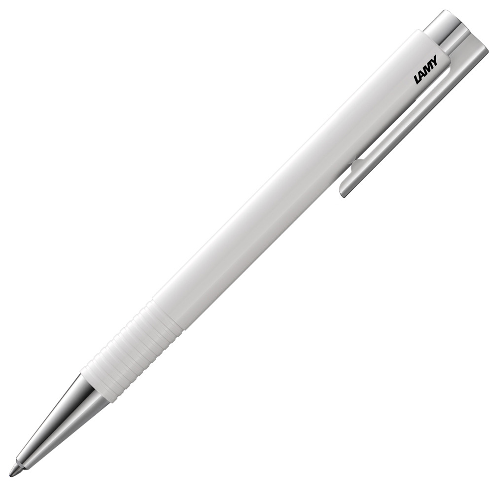 Kugelschreiber LAMY logo M+ sea-matt - White