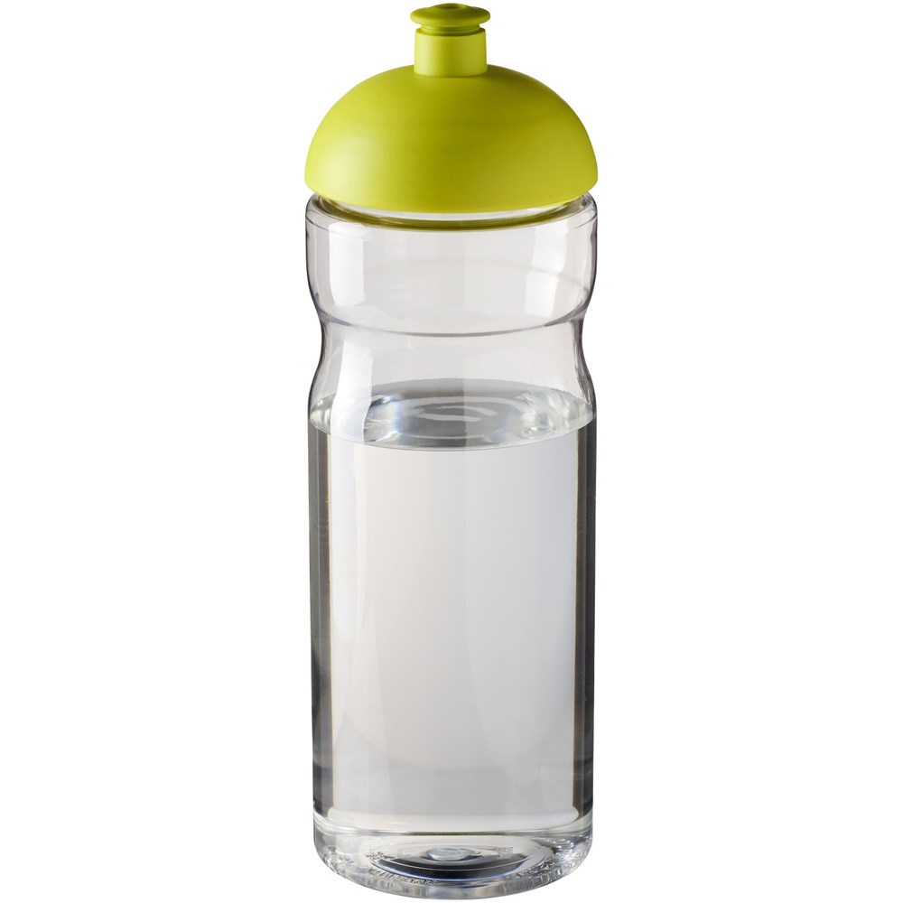 H2O Active® Base 650 ml Sportflasche mit Stülpdeckel - transparent, limone