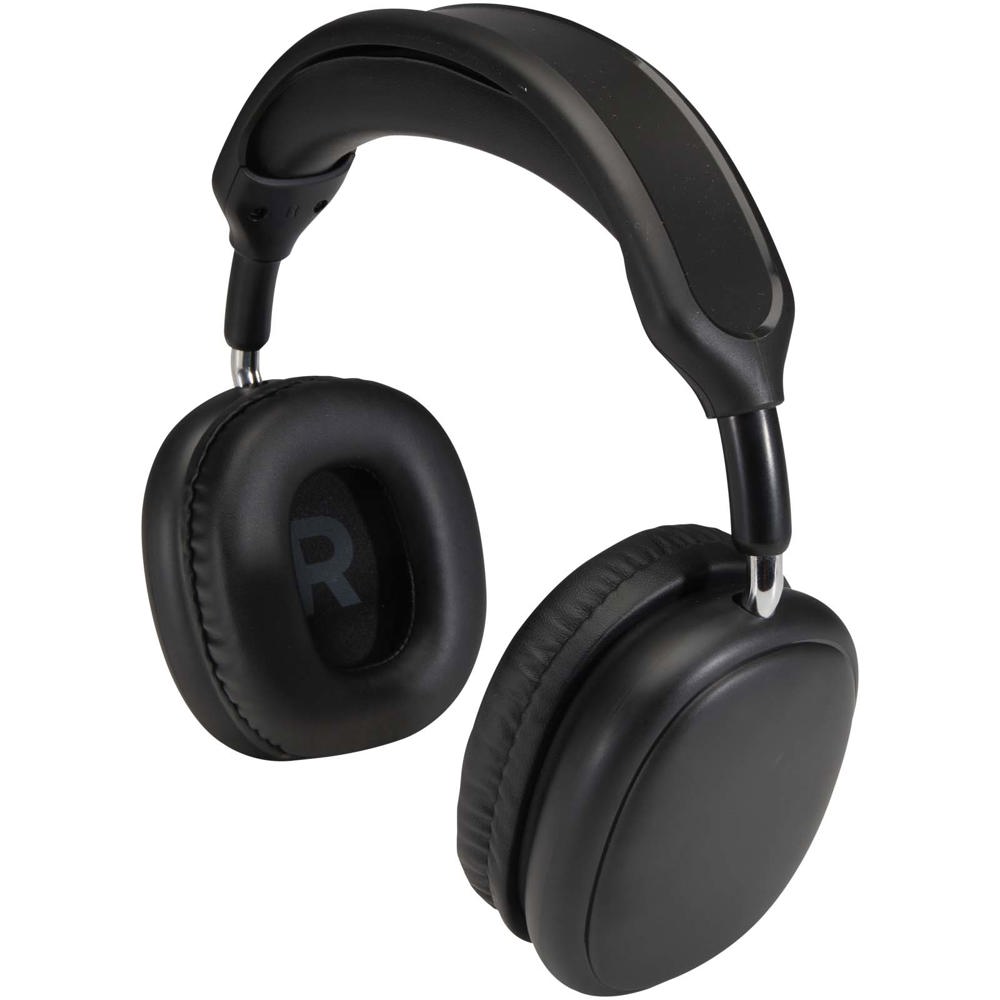 Alzir Over-Ear Wireless Bluetooth® Headset aus recyceltem Kunststoff - schwarz