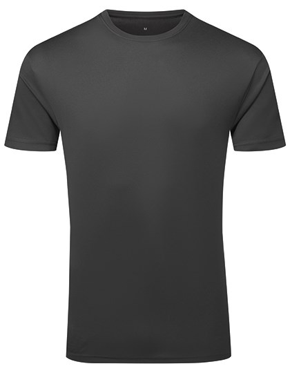 TriDri® - TriDri® Ion-Charge recycled textured tee - charcoal