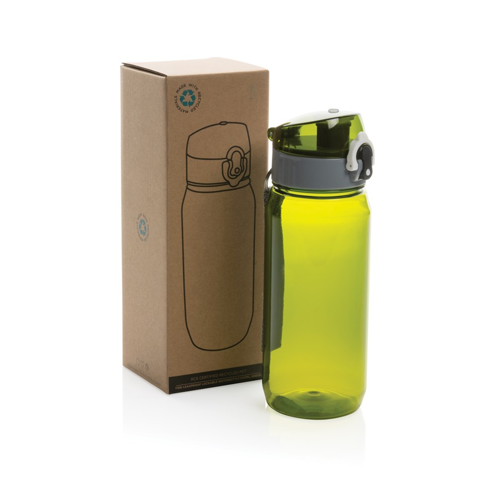 Yide RCS  rPET verschließbare Wasserflasche 600ml