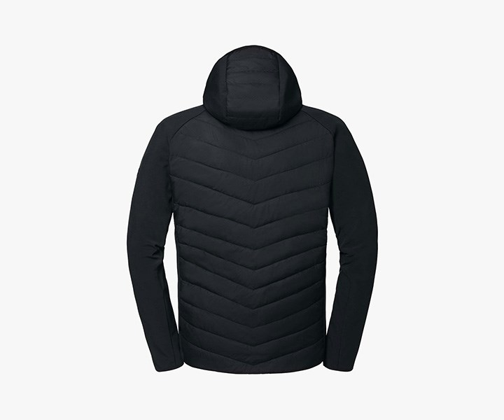 Classic ZipIn Hybridjacke Herren, Schwarz